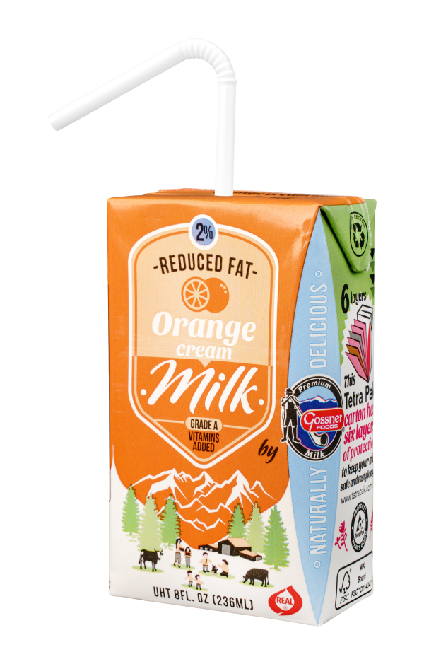 2% Orange Cream Milk For Sale