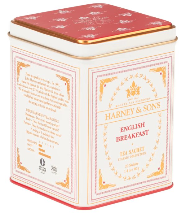 Harney and Sons, Tea Tins (20 Satches) Supply