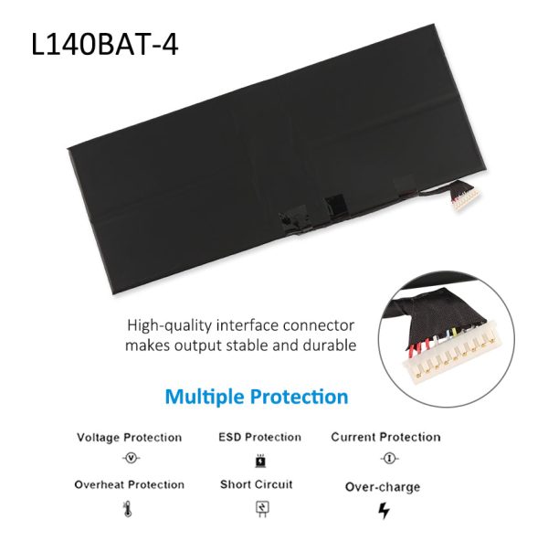 Laptop Battery For Clevo L140BAT-4 6-87-NS70S-72B00 6-87-L140S-72B01 2ICP5 50 112-2 36WH 7.7V Discount