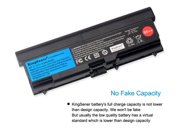 KingSener Laptop Battery For Lenovo ThinkPad T410 T510 T420 E40 E50 L410 L420 L510 L512 L520 SL410 SL510 W510 T520 W520 Online Hot Sale