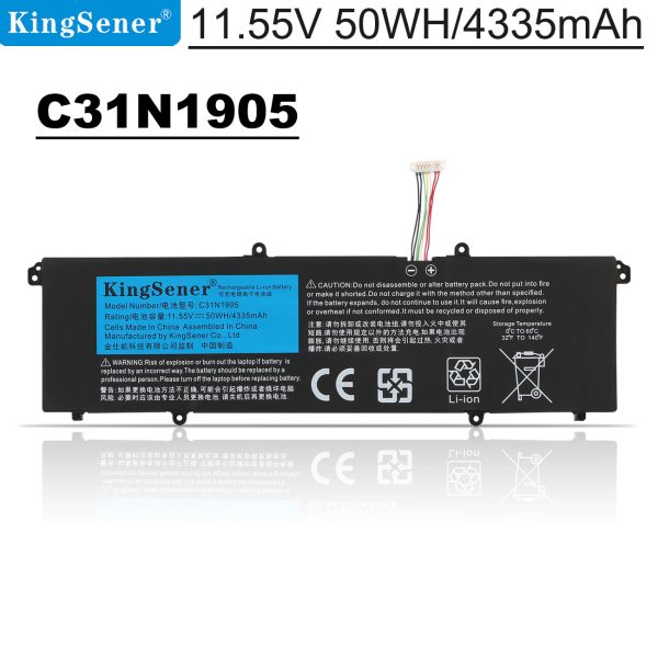 KingSener C31N1905 Laptop Battery For ASUS VivoBook S14 S433FA-AM035T 50Wh 11.55V Online Hot Sale