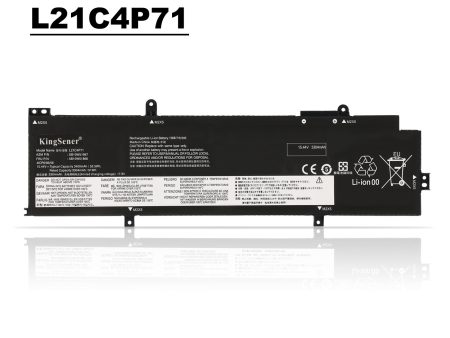 Laptop Battery For Lenovo L21L4P71 SB10W51964 5B10W51863 52.5WH 15.44V For Cheap