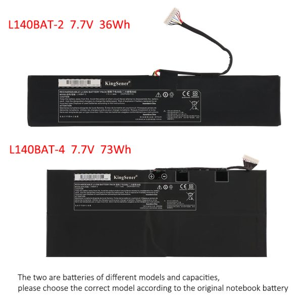 Battery For Clevo L140CU L141CU L140MU L141MU 36WH 7.7V Fashion