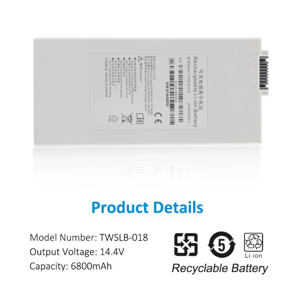 Replacement Battery For TWSLB-018 6800mAh 14.4V Discount