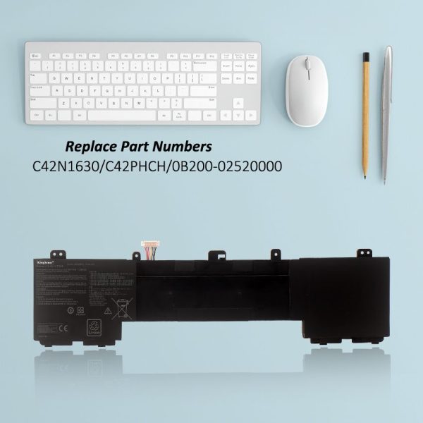 Kingsener C42N1630 15.4V 73Wh Laptop Battery For Asus Zenbook Pro UX550 UX550VD UX550VE UX550VE-1A UX550VE-BN013T XH71 Series C42PHCH 0B200-02520000 Online Hot Sale