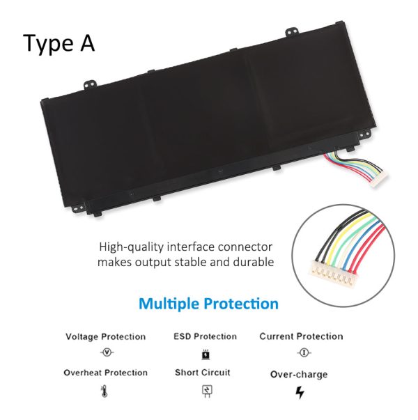 Laptop Battery For Acer Swift 5 SF514-51 Series 53.9WH 11.55V For Sale