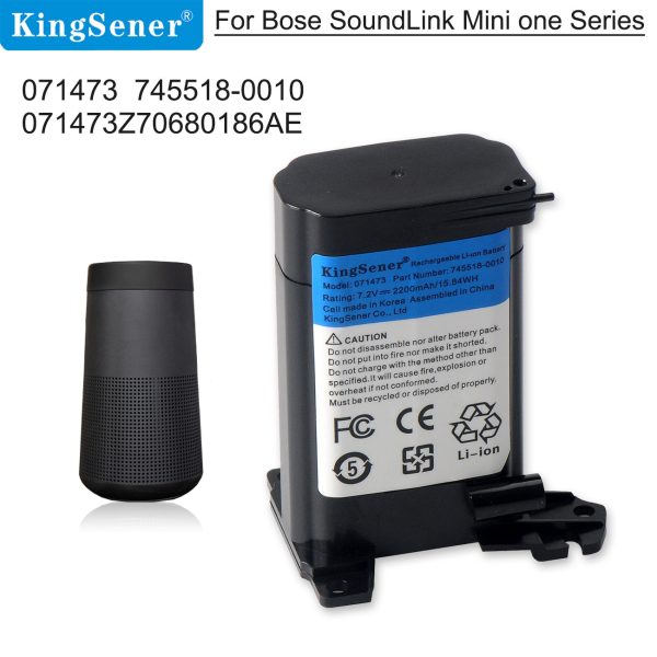 KingSener 071473 071471 745518-0010 bluetooth speaker Battery for Bose SoundLink Revolve Speaker 7.2V 2200mAh 15.84WH Fashion