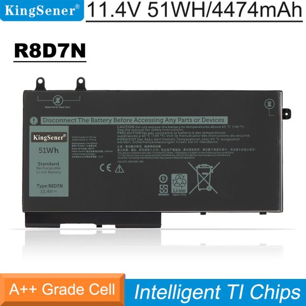 Kingsener 4GVMP R8D7N Laptop Battery For Dell Latitude 5400 5500 Precision 3540 Inspiron 7590 7591 7791 2-in-1 P84F P42E Discount