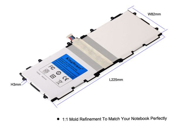 French warehouse 6800mAh KingSener T4500E T4500C Replacement Battery For Samsung Galaxy Tab 3 10.1 P5200 P5210 P5220 P5213 GT-P5200 SP3081A9H Online Sale