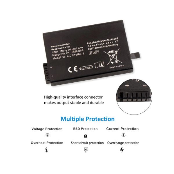 Kingsener REF 900-102 Rechargeable Battery For Philips Respironics EverGo For Keysight B2987A Electrometer High Resistance Meter  98Wh 4ICR19 65-3 1082662 Online