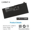 Battery For Clevo L140BAT-2 6-87-L140S-72B00 6-87-L140S-32B01 2ICP5 50 112 36WH 7.7V Supply