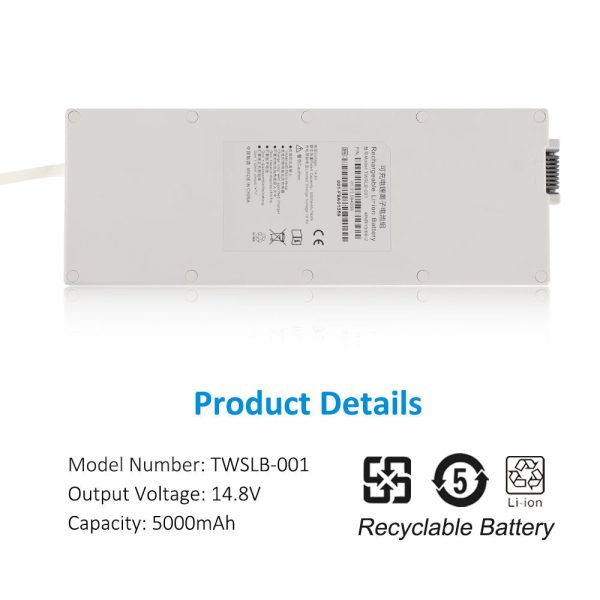 4IXR19 66-2 Rechargeable Li-ion Battery For Edan DUS-60 Ultrasound Monitor Online now