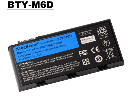 French warehouse Kingsener BTY-M6D Laptop Battery for MSI GT60 GT70 GX780R GX680 GX780 GT780R GT660R GT663R GX660 GT680R GT783R 9CELLS on Sale