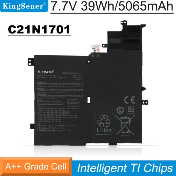 Kingsener C21N1701 Laptop Battery For Asus VivoBook S460UA S460U K406UA S406UA-BM360T S406UA-BM146T 7.7V 39Wh Fashion