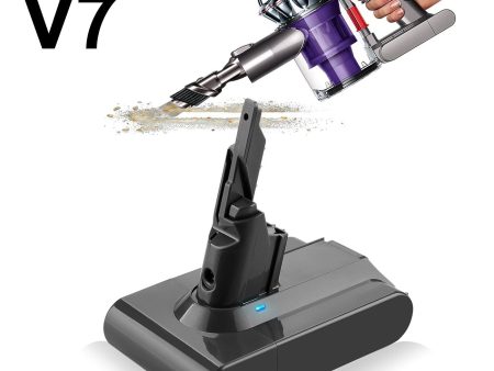 KingSener 3000mAh V7 SV11 Vacuum Cleaner Battery For Dyson V7 Motorhead V7 Animal Pro Trigger Absolute Fluffy Allergy HEPA Car+Boat Cordless Online now