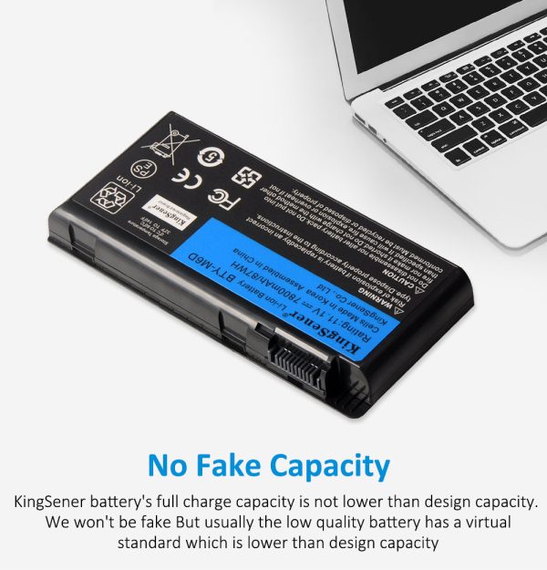 French warehouse Kingsener BTY-M6D Laptop Battery for MSI GT60 GT70 GX780R GX680 GX780 GT780R GT660R GT663R GX660 GT680R GT783R 9CELLS on Sale