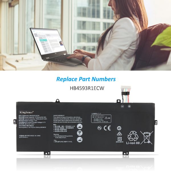 Replacement Battery For Huawei MACH-W19 MACH-W29 MACHR-W29 MACH-Wx9 MACHD-WFE9 57.4WH 7.6V Online