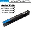 Kingsener A41-X550A 2950mAh laptop battery for asus x550C x452e x450l x550 a450 a550 f450 r409 r510 x450 f550 f552 k450 k550 p450 Online