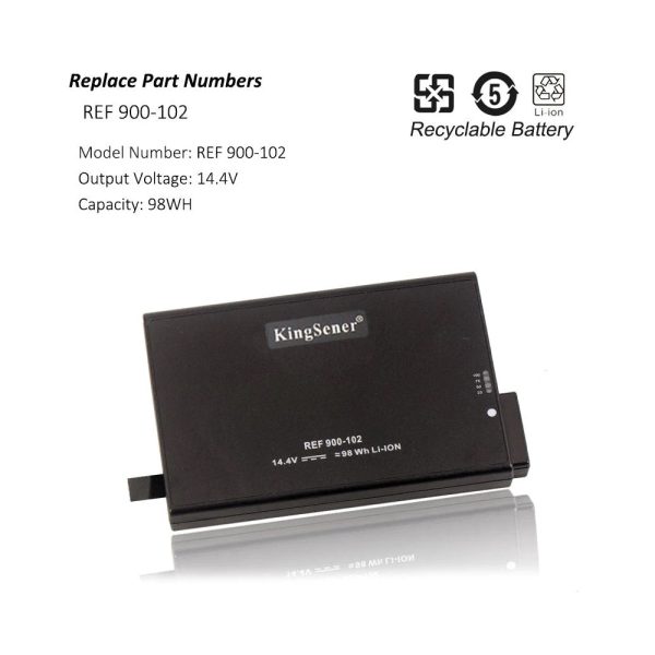 Kingsener REF 900-102 Rechargeable Battery For Philips Respironics EverGo For Keysight B2987A Electrometer High Resistance Meter  98Wh 4ICR19 65-3 1082662 Online