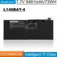 Battery For Clevo L140BAT-2 6-87-L140S-72B00 6-87-L140S-32B01 2ICP5 50 112 36WH 7.7V Supply