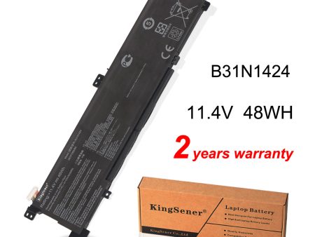 Kingsener B31N1424 Battery For ASUS U4000 K401LB5010 K401LB5500 K401U A400U K401L Series Notebook 48Wh 4240mAh For Sale