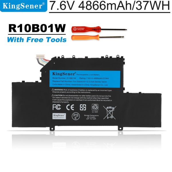 Kingsener R10B01W Laptop Battery For Xiaomi ml Air 12.5 inch 161201-AA 161201-01 on Sale