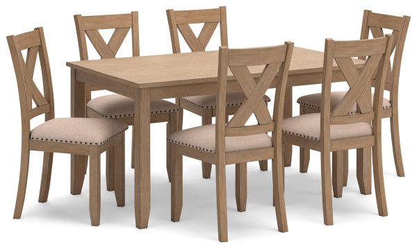 Sanbriar Dining Table and Chairs (Set of 7) Online Hot Sale