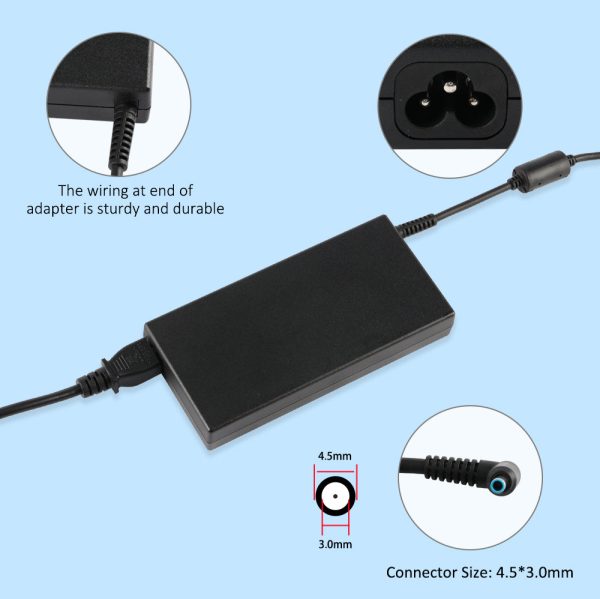 19.5V 7.7A 150W 4.5X3.0mm AC Adapter Laptop Charger For HP Laptop 15 17, For Gaming Pavilion 17 Series on Sale