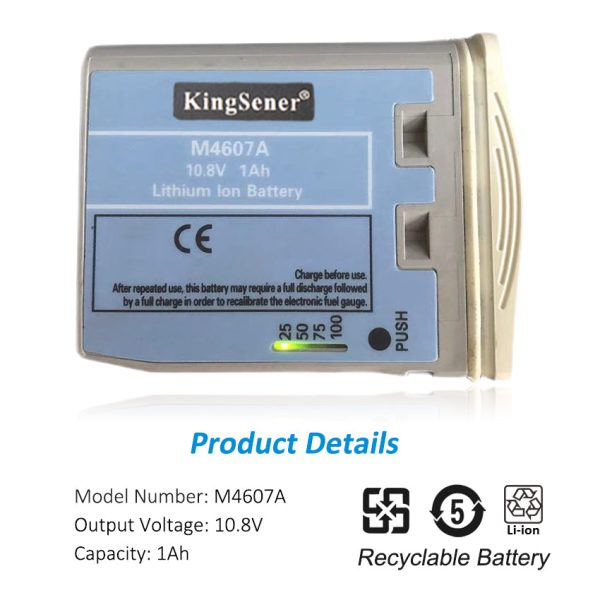 Kingsener M4607A Lithium Lon Battery  For Philips MP2 X2  M8102A Patient Monitor 10.8V For Sale