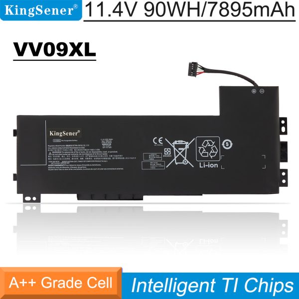 Kingsener VV09XL Laptop Battery For HP ZBook 15 G3 G4 Series Notebook HSTNN-DB7D HSTNN-C87C 808398-2C2 808398-2C1 808452-005 808452-001 11.4V 90Wh Online Hot Sale