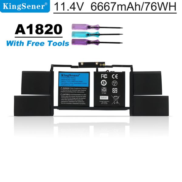 Kingsener A1820 Battery For Apple MacBook Pro 15 inch A1707 2016 2017 Series (Only) Pro Core i7 inch 2.6 2.7 15 inch  Touch Late 2016 Online