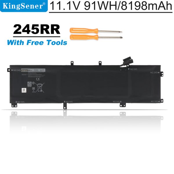 Kingsener 245RR 11.1V 91WH Laptop Battery Replacement For Dell XPS 15 9530 9535 Precision M3800 TOTRM H76MV 7D1WJ H76MV Y758W 0H76MY 07D1WJ For Sale