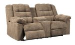 Workhorse Reclining Loveseat with Console Sale