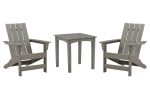 Visola Outdoor Adirondack Chair Set with End Table Cheap