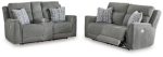 Overflow Reclining Sofa and Loveseat Supply