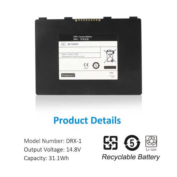 KingSener Battery Carestream DRX-1 For Carestream DRX-1 441400052 P N8G5132 8G5132 Battery Carestream DR DRX-1 DRX1 System Battery Sale