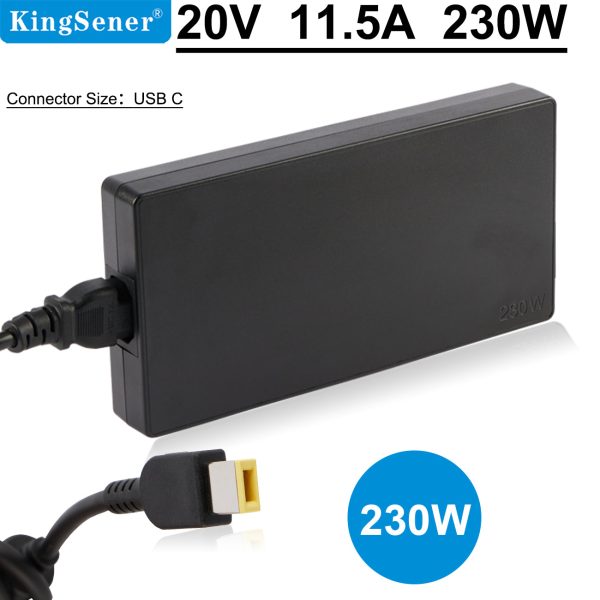 20V 11.5A 230W USB Type-C AC Adapter For Lenovo ThinkPad P70 P50 For IdeaPad 700-15 Y50-70 Series Online Sale