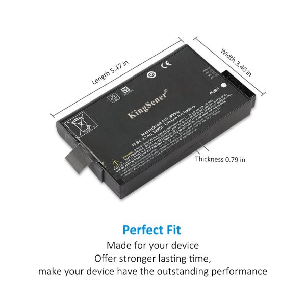 Kingsener 80066 Replacement Battery For GE USM35 Ultrasonic Flaw Detector 10.8V 93WH Online now