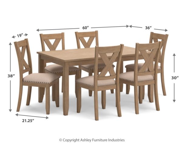 Sanbriar Dining Table and Chairs (Set of 7) Online Hot Sale