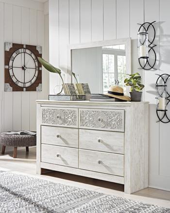 Paxberry Dresser and Mirror Online Hot Sale