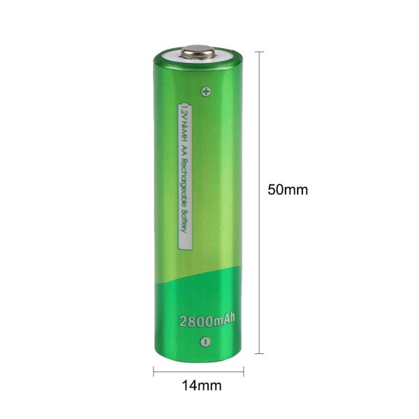 Ni-MH 1.2V 2800mAh Rechargeable AA Batteries for Alarm Clocks, remote control toy car, preschool story machine, Gamepad Online Hot Sale