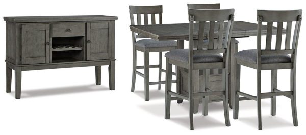 Hallanden Counter Height Dining Room Set Online Sale