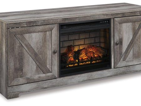 Wynnlow 63  TV Stand with Electric Fireplace Online Hot Sale