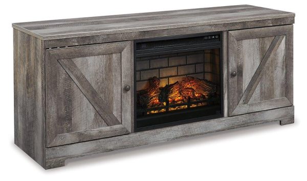 Wynnlow 63  TV Stand with Electric Fireplace Online Hot Sale