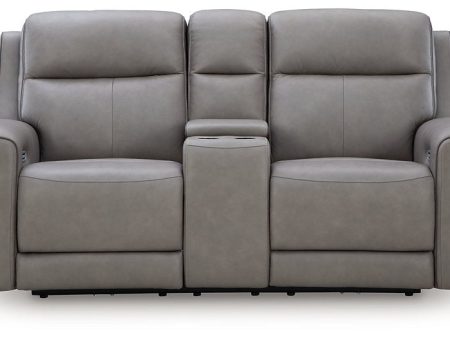 5Z-Comfort Power Reclining Loveseat with Console Supply