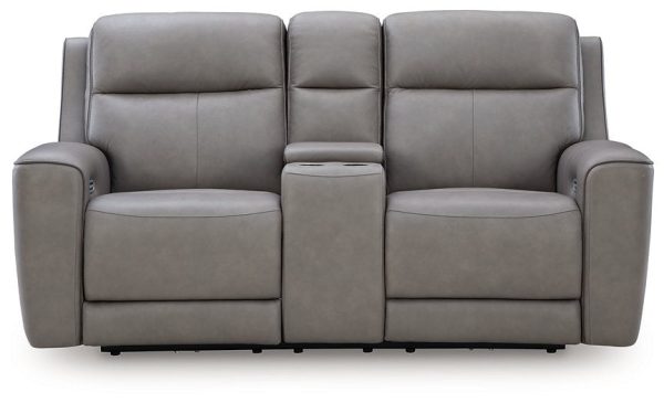 5Z-Comfort Power Reclining Loveseat with Console Supply