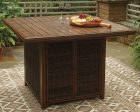 Paradise Trail Bar Table with Fire Pit Sale