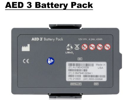 43WH AED 3 Replacement Lithium Battery For ZOLL Sale