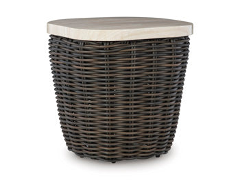 Kimora Outdoor End Table Online now