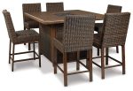 Paradise Trail Outdoor Bar Table Set For Cheap